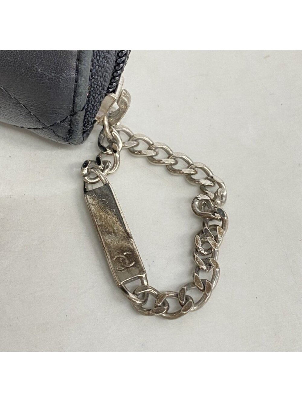 Chanel Wallet Cambon Lambskin Black Silver - Picture 8 of 10